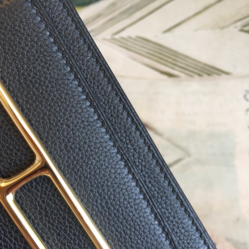 에르메스 룰리스18 블랙 금장 에버컬러